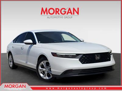 2023 Honda Accord Sedan LX in Platinum White Pearl — front three-quarter view