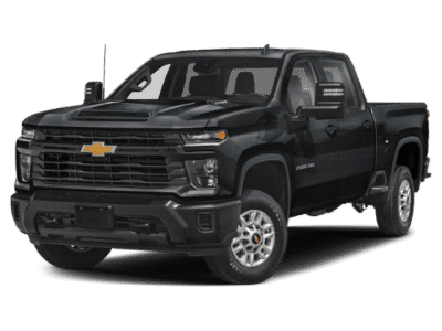 2026 Chevrolet Silverado 2500HD LT in Black — front three-quarter view