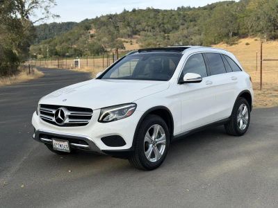 2017 Mercedes-Benz GLC-Class in White — front three-quarter view