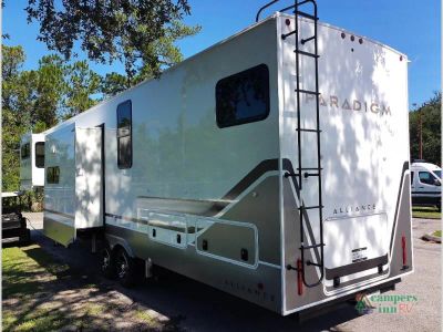 2026 Alliance RV Paradigm — engine compartment view