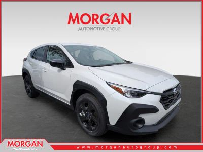 2026 Subaru Crosstrek Base in Crystal White Pearl — front three-quarter view