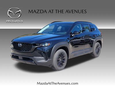 2026 Mazda CX-50 Hybrid Premium in Black — front three-quarter view