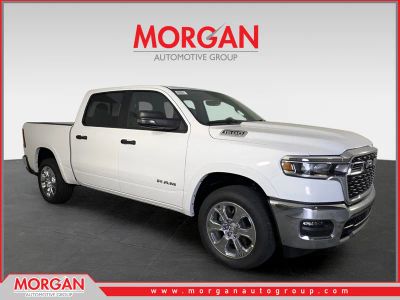 2026 Ram 1500 Big Horn/Lone Star in White — front three-quarter view