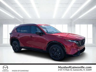 2026 Mazda CX-5 2.5 S Premium Plus in Red — front three-quarter view
