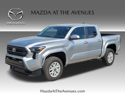 2024 Toyota Tacoma SR5 in Silver — front three-quarter view