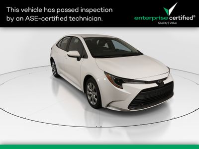 2024 Toyota Corolla LE CVT — front three-quarter view