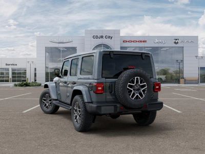 2026 Jeep Wrangler — rear three-quarter view