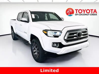 2022 Toyota Tacoma 2WD Limited in White — front three-quarter view