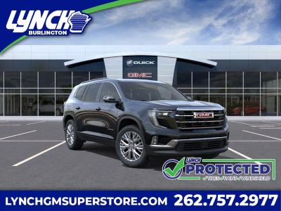 2026 GMC Acadia Elevation in Ebony Twilight Metallic — front three-quarter view