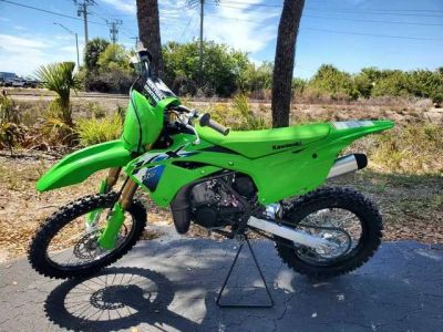 2026 Kawasaki KX112 — front three-quarter view