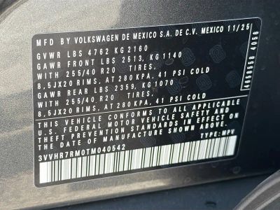 2026 Volkswagen Tiguan — photo 43 view