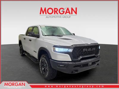 2026 Ram 1500 Rebel in Silver Zynith — front three-quarter view
