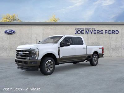 2026 Ford F-250 in AZ White — front three-quarter view
