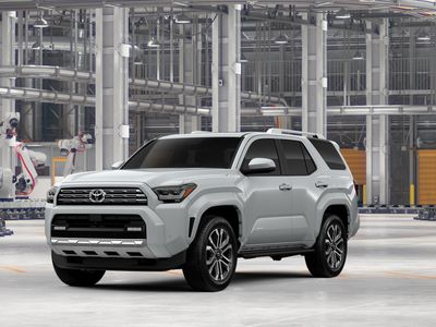 2026 Toyota 4Runner Limited in Wind Chill Pearl 1 — front three-quarter view