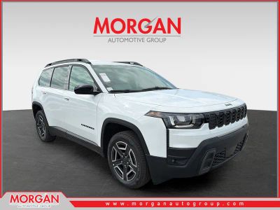 2026 Jeep Cherokee Laredo in White/off-white — front three-quarter view