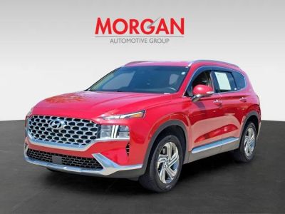 2021 Hyundai Santa Fe — rear three-quarter view