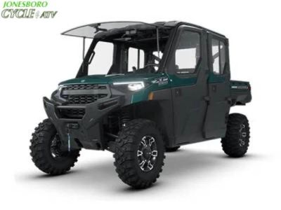 2026 Polaris® Ranger Crew XP 1000 NorthStar Edition Premium Blue Labyrinth — front three-quarter view