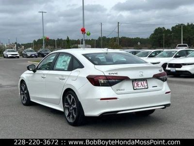 2026 Honda Civic Sedan Hybrid — rear three-quarter view