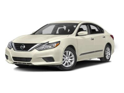 2016 Nissan Altima 2.5 S in Pearl White — front three-quarter view