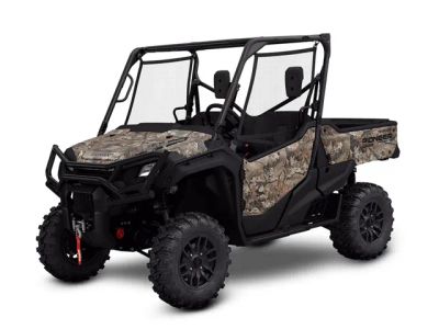 2025 Honda® Pioneer 1000 Forest — front three-quarter view