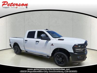 2026 RAM Ram 2500 RAM 2500 TRADESMAN CREW CAB 4X2 6'4' BOX in Bright White Clear-Coat Exterior Paint — front three-quarter view