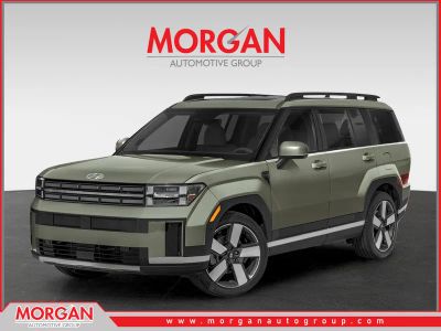 2026 Hyundai SANTA FE Limited 7P in Rockwood Green — front three-quarter view