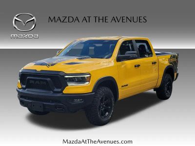 2023 Ram 1500 Rebel in Yellow — front three-quarter view