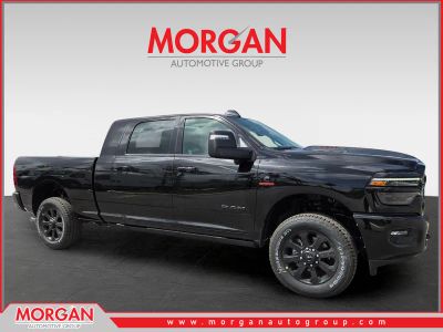 2026 Ram 2500 Laramie in Black — front three-quarter view