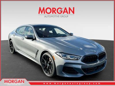2026 BMW 8 Series 840 in Gray — front three-quarter view