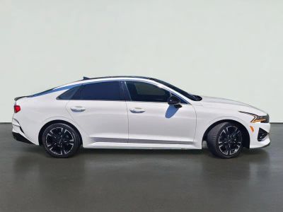 2022 Kia K5 — rear three-quarter view
