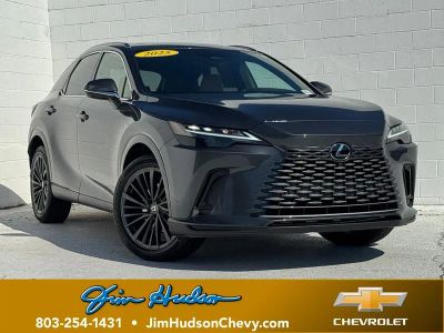 2025 Lexus RX 350h Premium in Gray — front three-quarter view