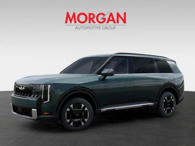 2027 Kia Telluride Hybrid — rear three-quarter view