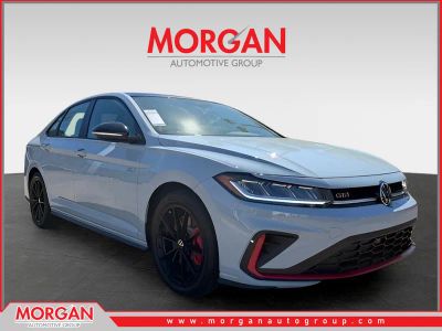 2026 Volkswagen Jetta GLI 2.0T Autobahn in Gray — front three-quarter view