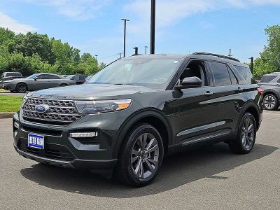 2022 Ford Explorer — rear three-quarter view