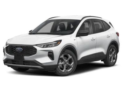 2025 Ford Escape ST-Line in Black — front three-quarter view