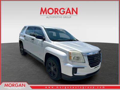 2016 GMC Terrain SLE-1 in Silver — front three-quarter view