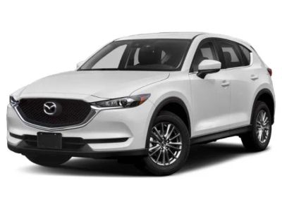 2019 Mazda CX-5 Sport in Sonic Silver Metallic — front three-quarter view