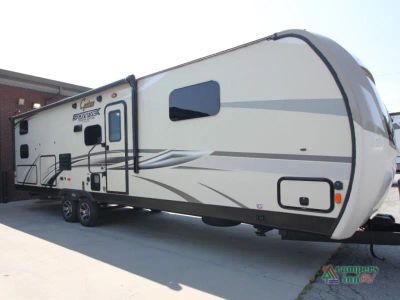 2020 Venture RV SportTrek — front three-quarter view