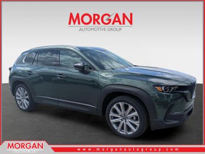 2026 Mazda CX-50 2.5 S Premium in Cypress — front three-quarter view