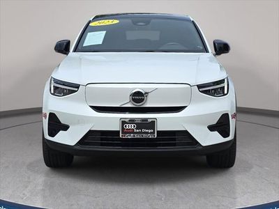 2023 Audi Volvo C40 Recharge Pure Electric — rear three-quarter view