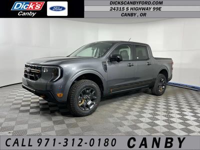 2026 Ford Maverick Tremor in Carbonized Gray Metallic — front three-quarter view