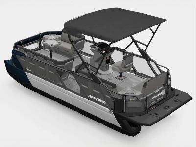 2026 Sea-Doo Switch Cruise 21 - 300 hp - Tech Package — rear three-quarter view