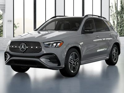 2026 Mercedes-Benz GLE 350 in MANUFAKTUR Alpine Grey — front three-quarter view