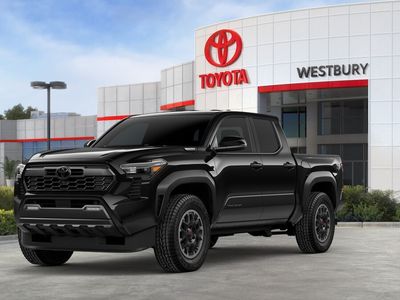 2026 Toyota Tacoma Tacoma TRD Off-Road in Black — front three-quarter view