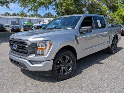 2023 Ford F-150 XLT in Silver — front three-quarter view