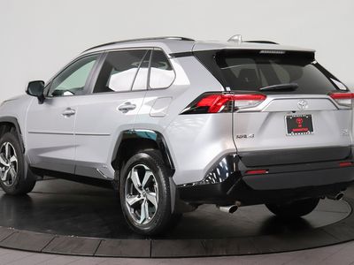 2025 Toyota RAV4 Plug-in Hybrid — rear three-quarter view