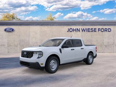 2026 Ford Maverick XL AWD in Space White Metallic — front three-quarter view