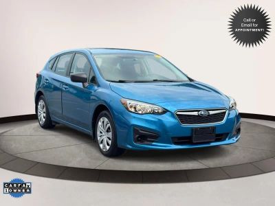 2019 Subaru Impreza 2.0i 5-door CVT in Blue — front three-quarter view