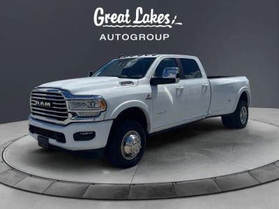 2024 RAM 3500 Limited Longhorn in Bright White Clearcoat — front three-quarter view