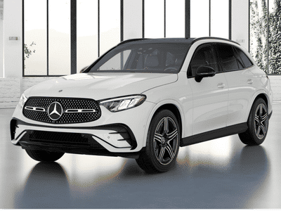 2026 Mercedes-Benz GLC 300 in Polar White — front three-quarter view